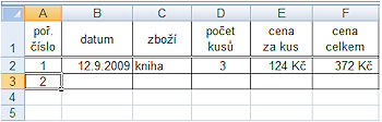 Ohraničení pomocí podmíněného formátování